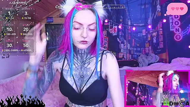 Snapshot of NekoCyber chatting on 02/25/26, 05:06 NekoCyber online show from 02/25/26, 05:06