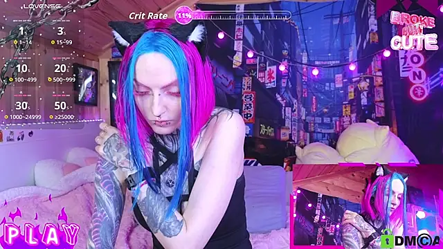 Snapshot of NekoCyber chatting on 03/14/26, 04:51 NekoCyber online show from 03/14/26, 04:51