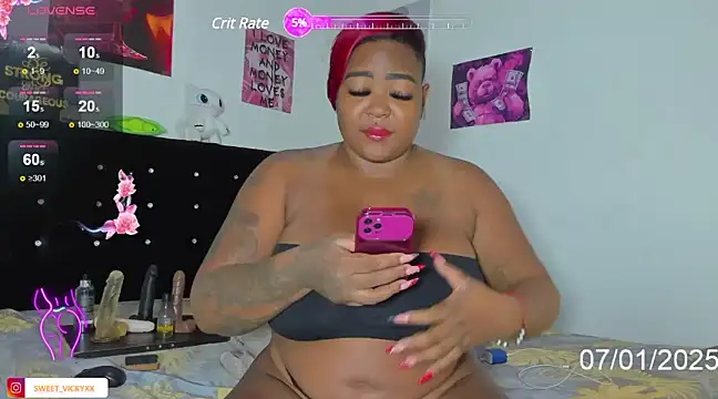 SWEETVICKY XX online show from 01/07/25, 03:12