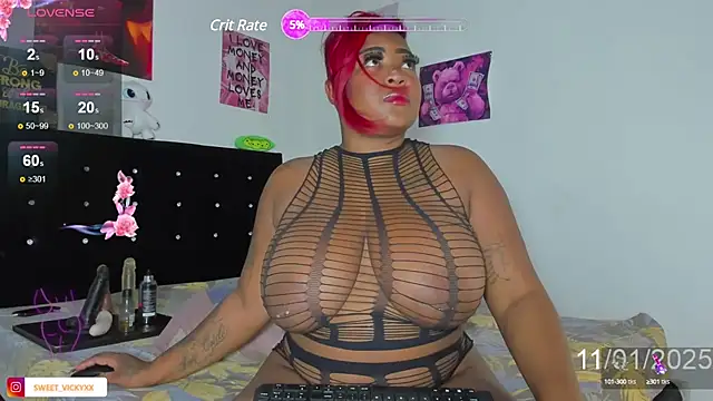SWEETVICKY XX online show from 01/12/25, 01:32