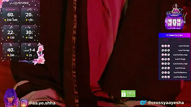 Snapshot of CrossyAayesha chatting on 11/25/25, 04:40 CrossyAayesha online show from 11/25/25, 04:40