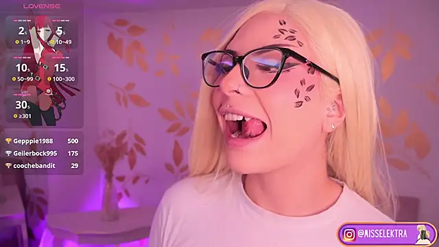 Misselektra   online show from 04/17/26, 05:10